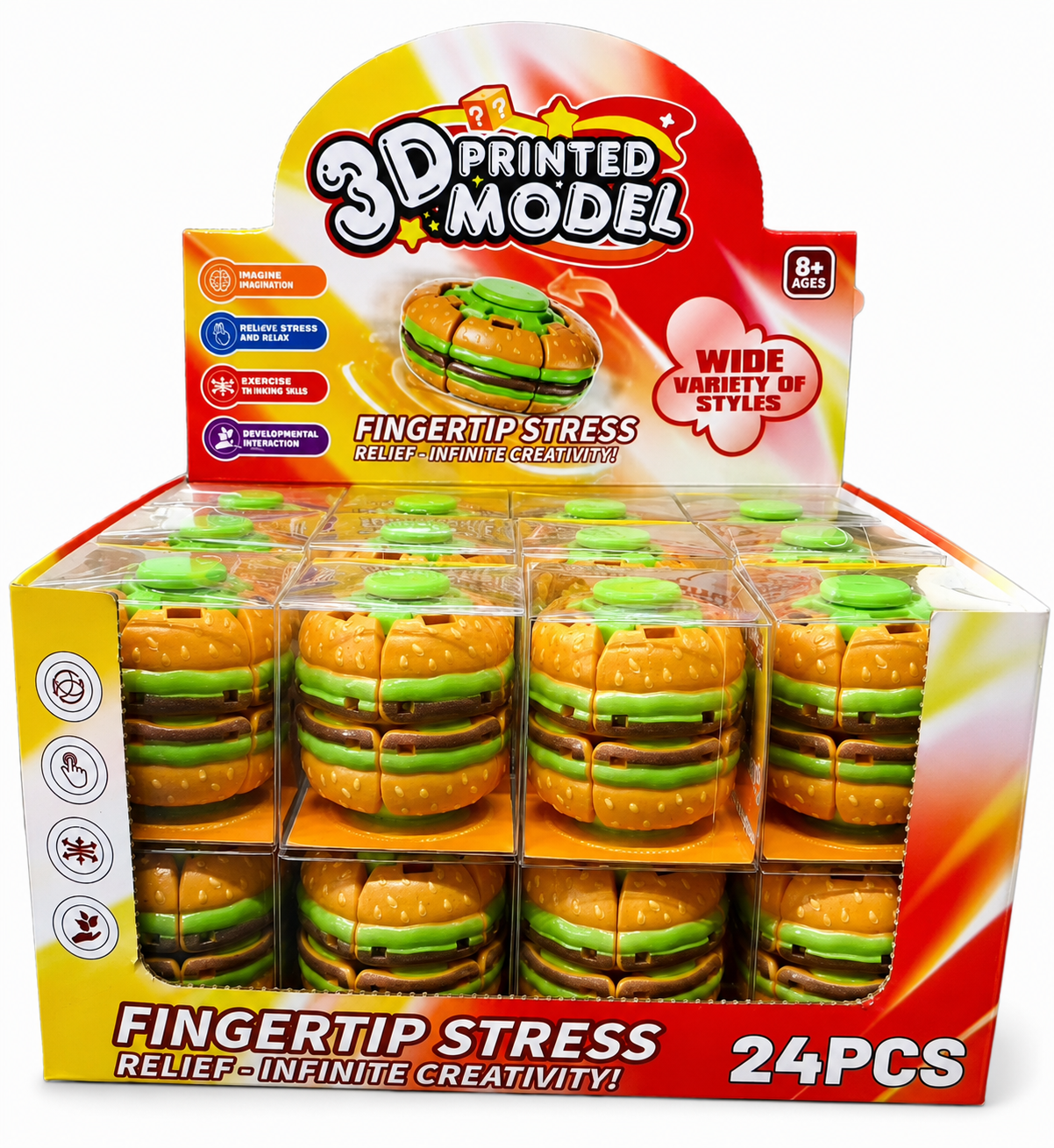 FIDGET SPINNER 360 - BURGER
