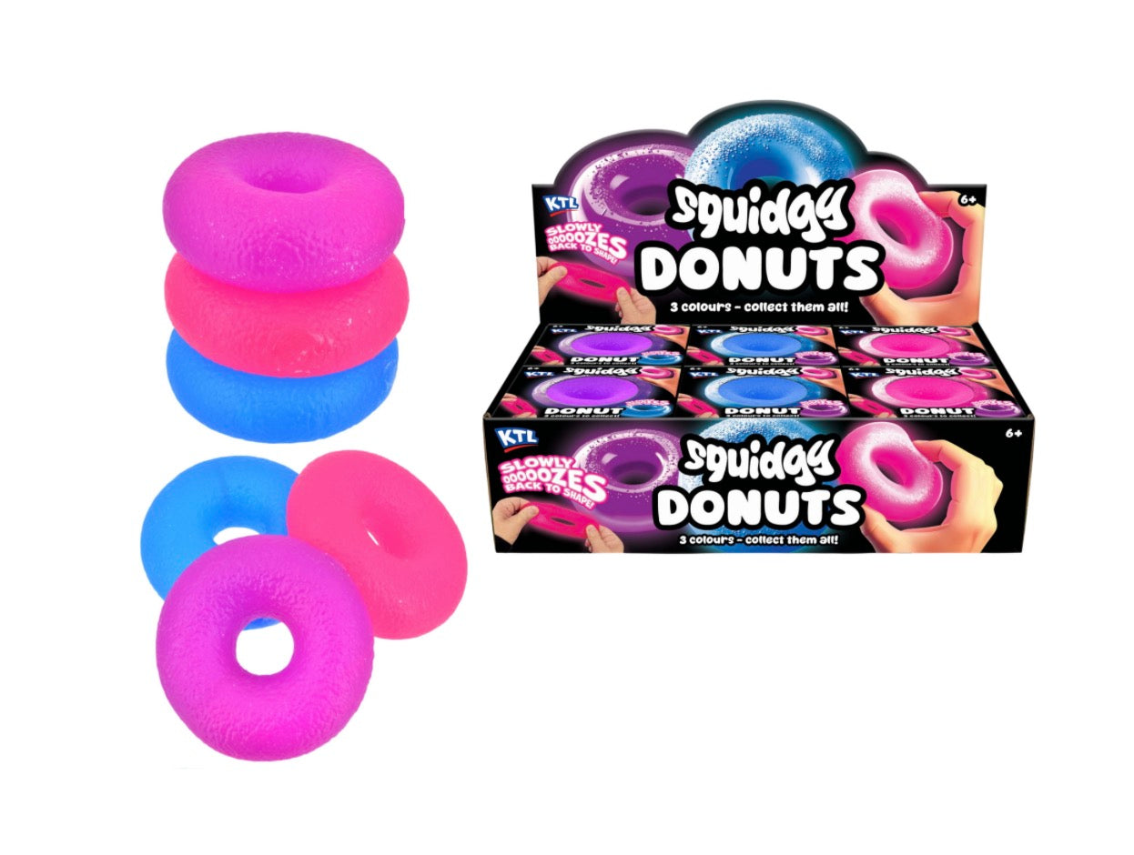 Squidgy Donuts (3 Colours) In Colour Box & Dbx