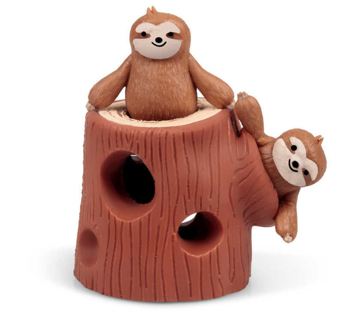 STRETCHY SLOTH AND STUMP
