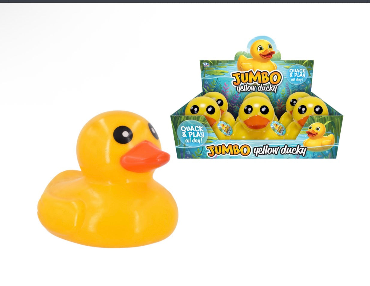 Large Yellow Ducks In Display Box
