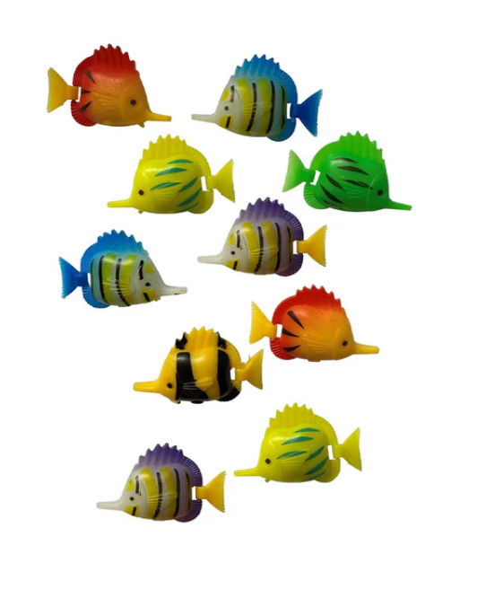 Pack of 10 Fish for Bubble Tubes