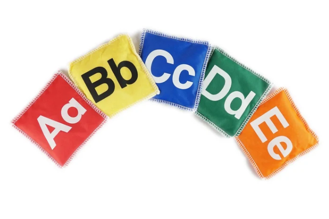 Alphabet Bean Bags