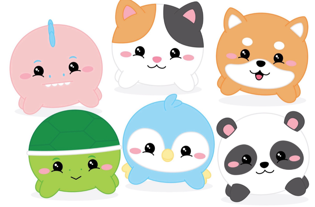 KAWAII KUTIES JELLY BELLY 6 ASST (DB)