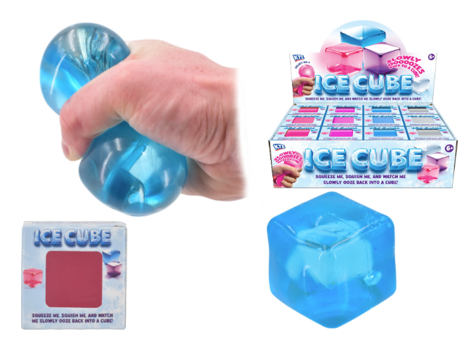Squish Ice Cube In Cbx / Dbx 4 Assorted Cols