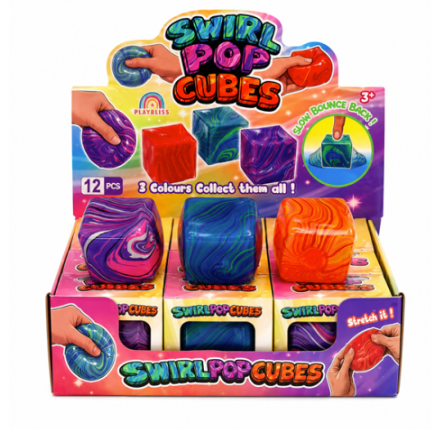 Squishy Swirl Pop Maltose Cube