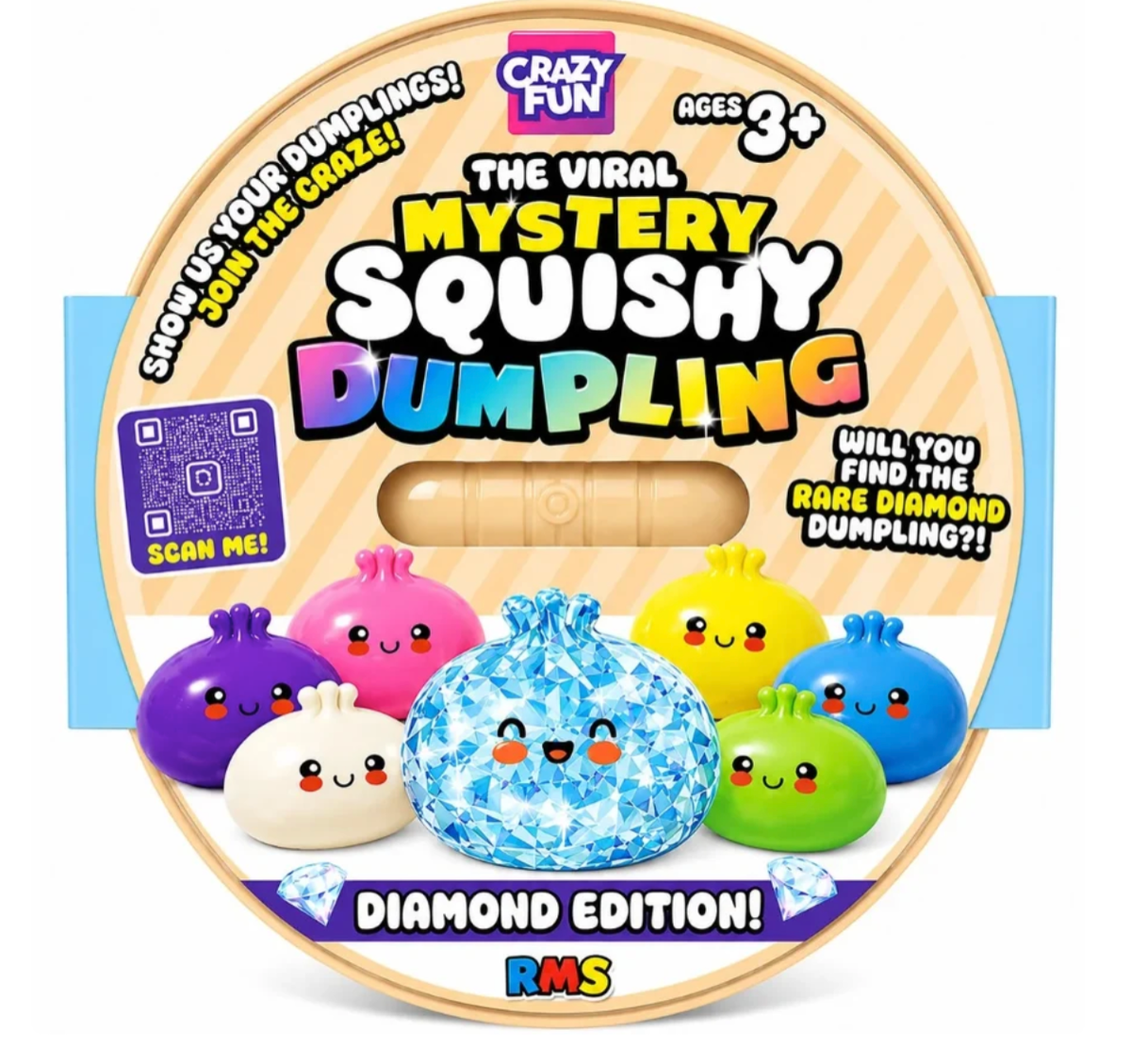 RMS Mystery Squishy Dumpling Diamond Edition