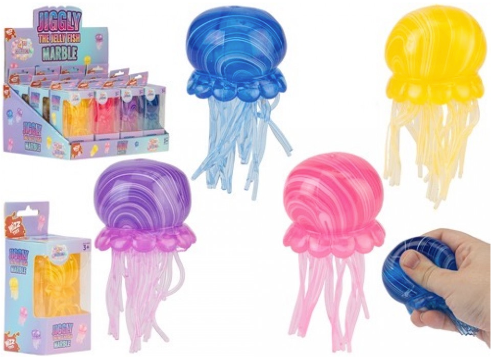 WIZZ TOYS MARBLE MALTOSE JELLYFISH 4 ASSORTED AIR FREIGHT