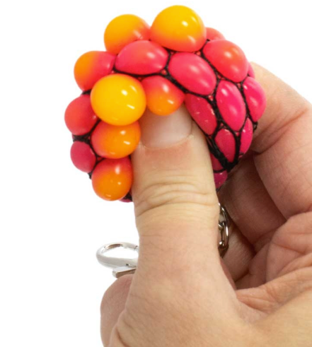 GOOEY MESH KEYRING ASSORTED