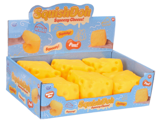 10CM JUMBO SQUEEZE CHEESE SQUISHDOH (DB)