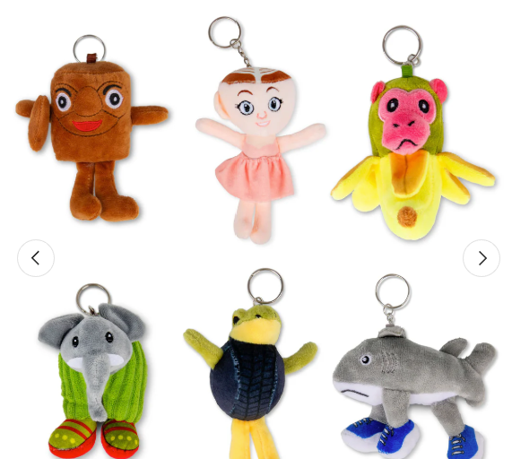 BRAINROT PLUSH KEYCHAIN ASSORTED