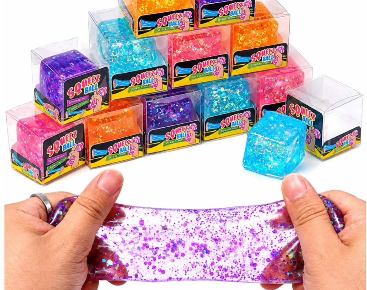 Glitter Squeeze Maltose Cube
