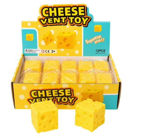 Slow Rise Squishy Cheese Small | 5cm