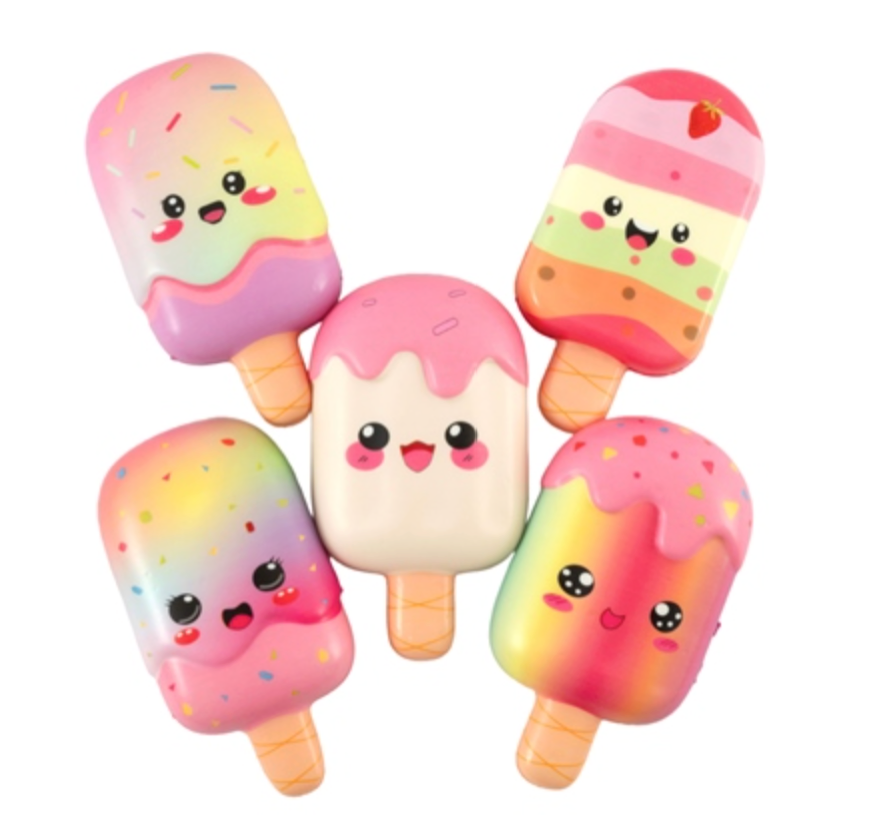 13.5CM SQUISHY FRUIT LOLLY