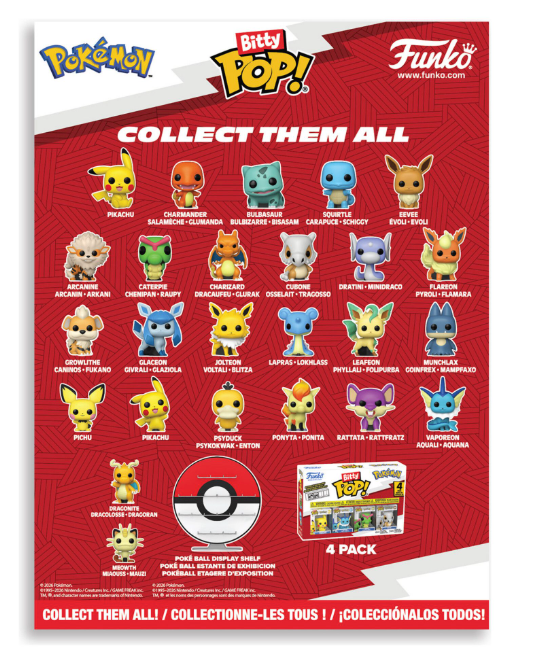 Bitty Pop! Pokemon Advent Countdown Calendar