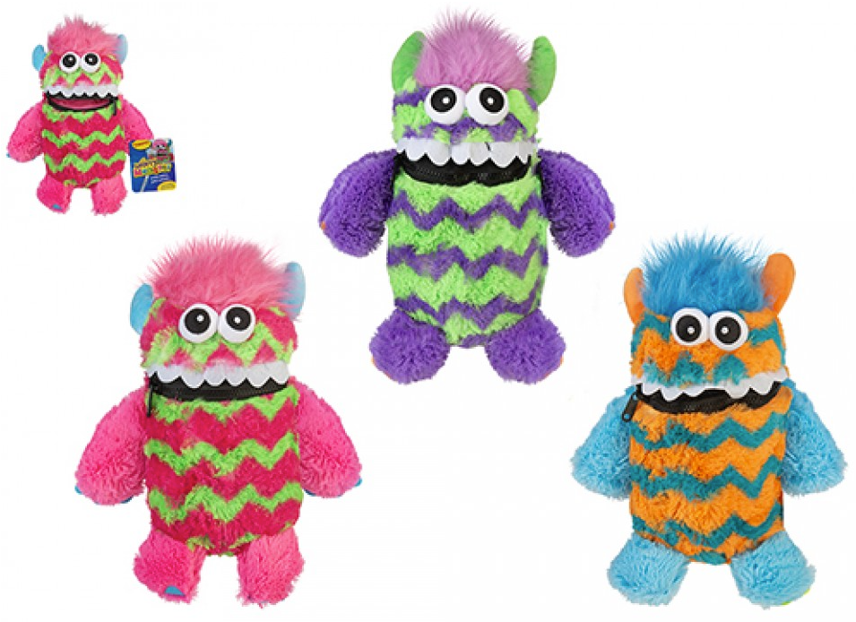 WORRY MONSTER PLUSH 9" 3 ASSORTED COLOURS
