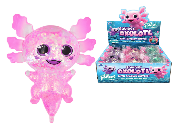 Cute Squishy Axolotl - (3 Asst)