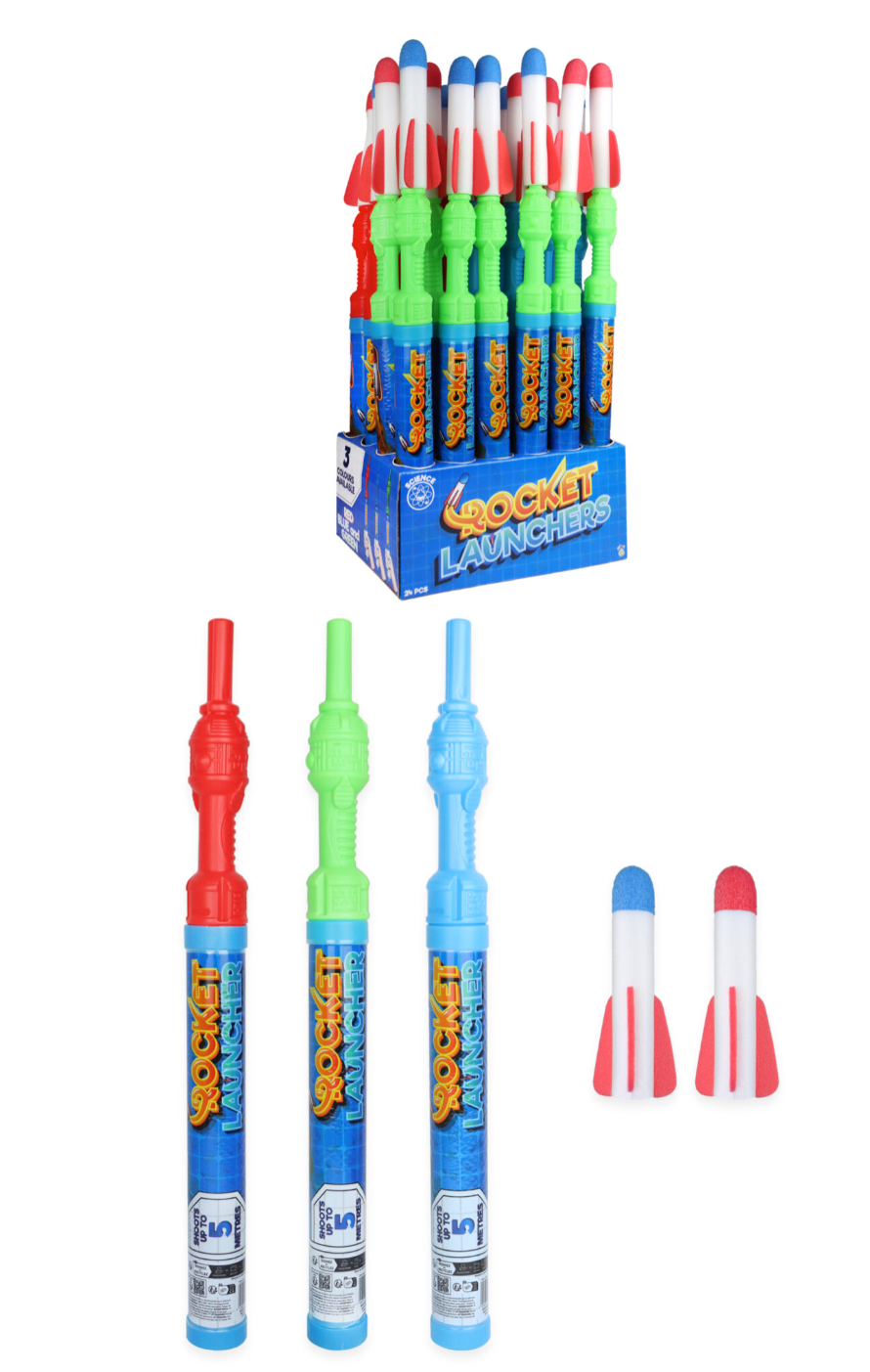 Rocket Launcher with Assorted Foam Rockets (60cm)