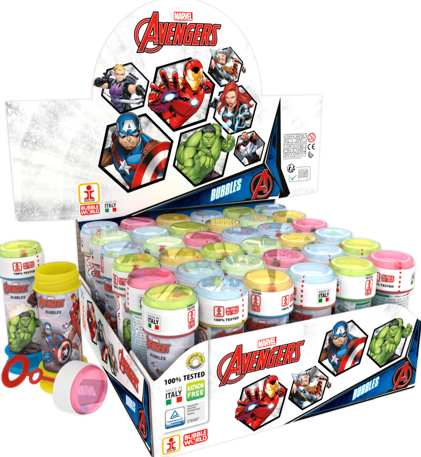 Marvel Avengers Bubble Tubes (60ml)