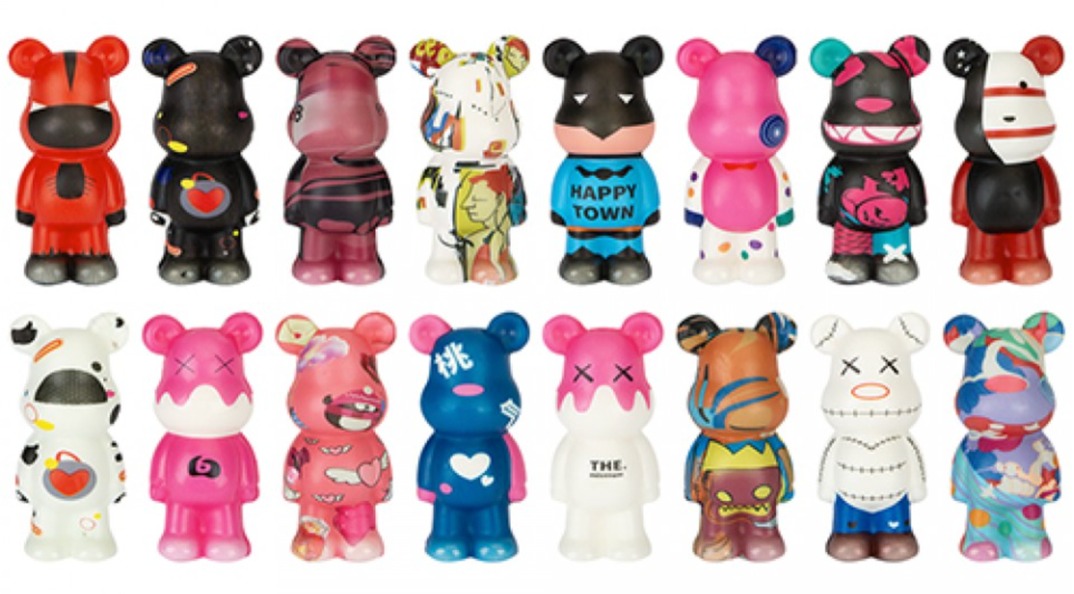 SLOW RISE PU BEAR 8CM 16 ASSORTED