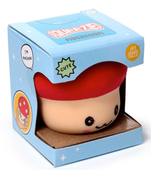 Maltose Squeezy Mushroom Stress Toy