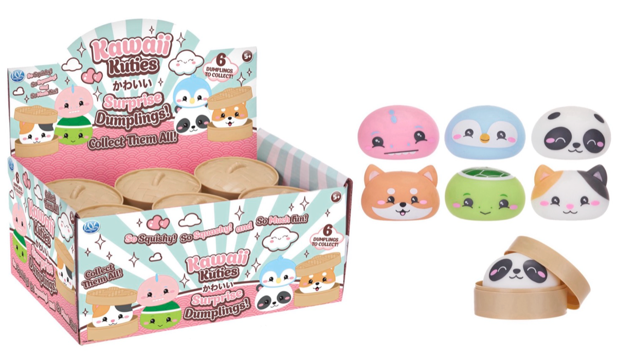 8.5CM KAWAII KUTIE DUMPLING 6 ASST (DB)