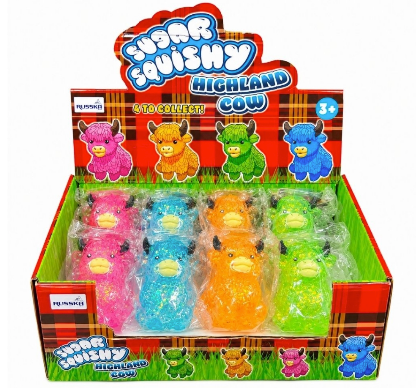 Sugar Maltose Squishy Highland Cow