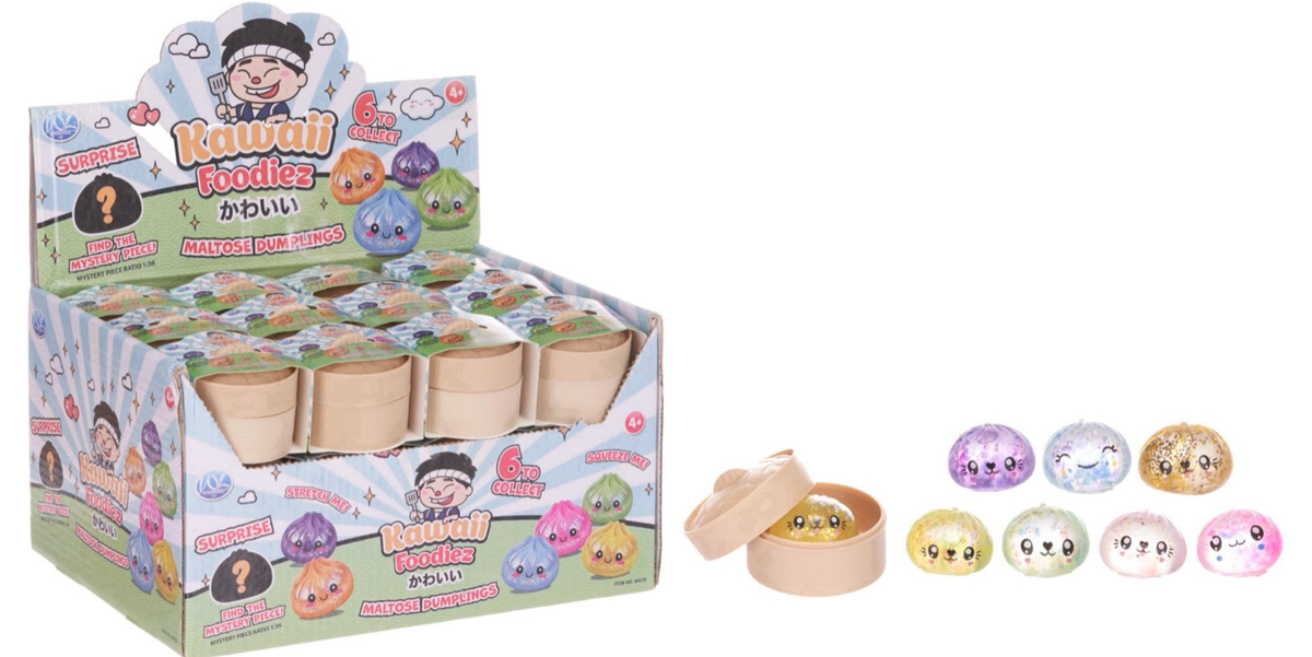 3.5CM MALTOSE DUMPLING 6+1 ASST(DB) KAWAII FOODIEZ