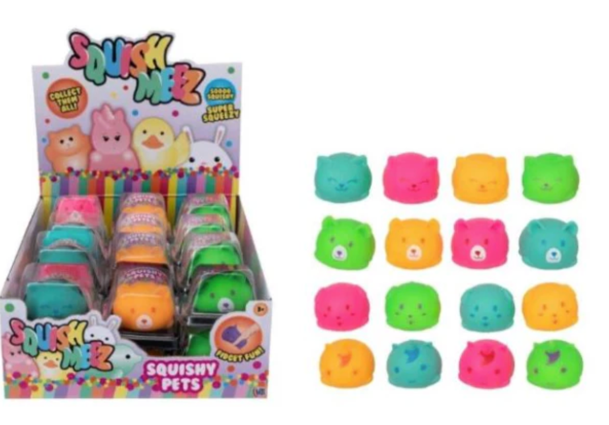 Squish Meez Squeeze Squishy Pet Toy