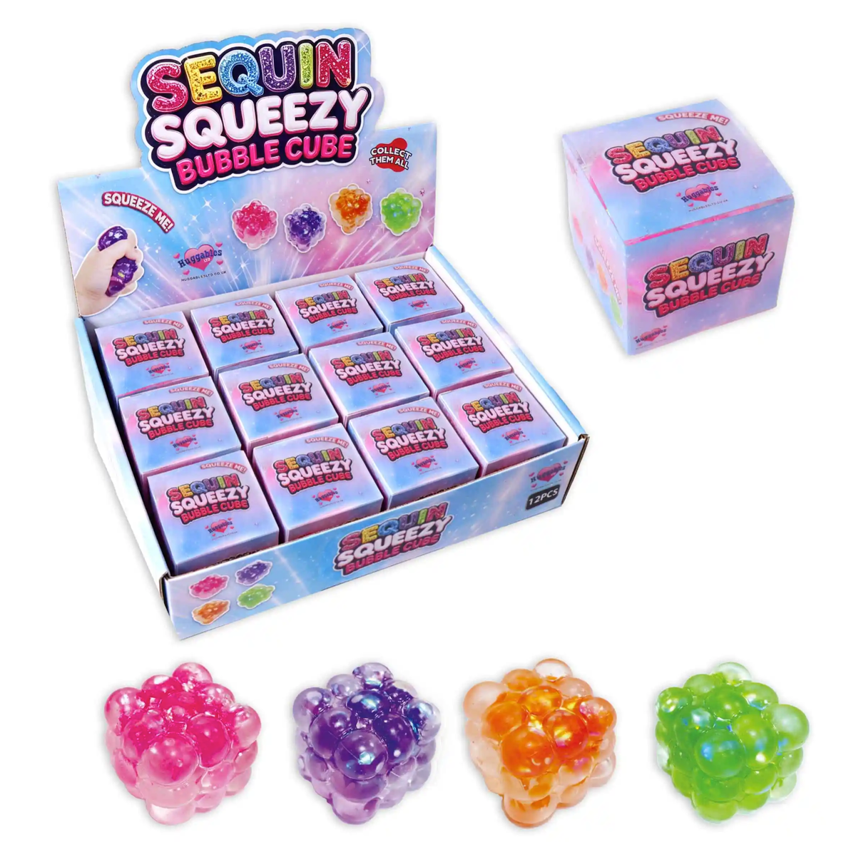5CM SEQUIN MALTOSE BOBBLE CUBE