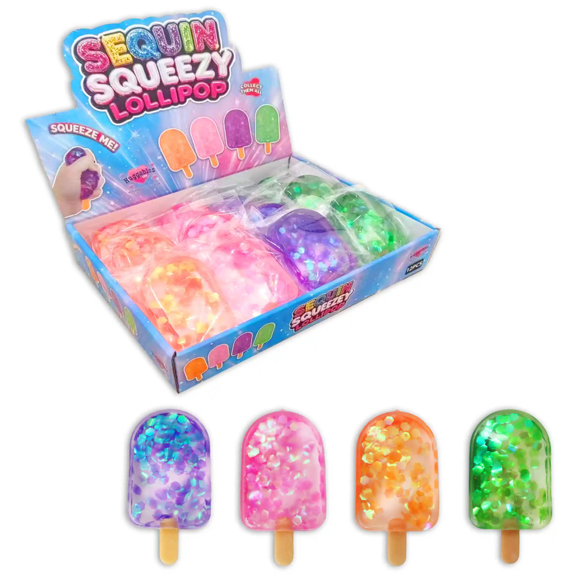 10CM SEQUIN MALTOSE LOLLIPOP