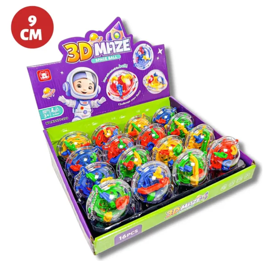 9cm SPACE BALL 3D MAZE