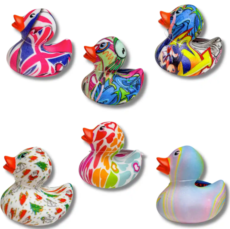 6CM GRAFFITI DUCKS QUACKERZ ASSORTED