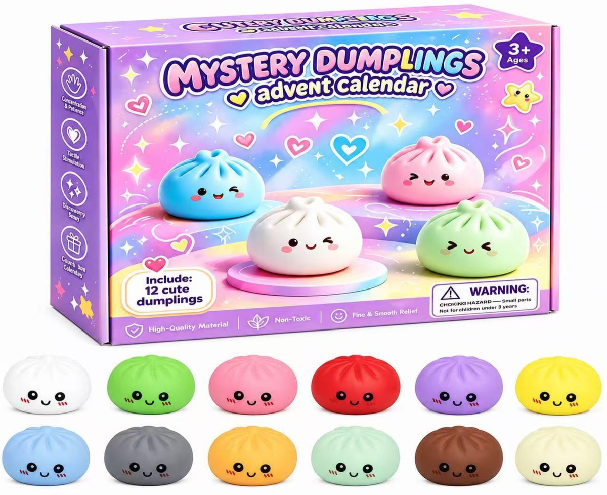 Mystrey Dumpling Advent Calender | Pink