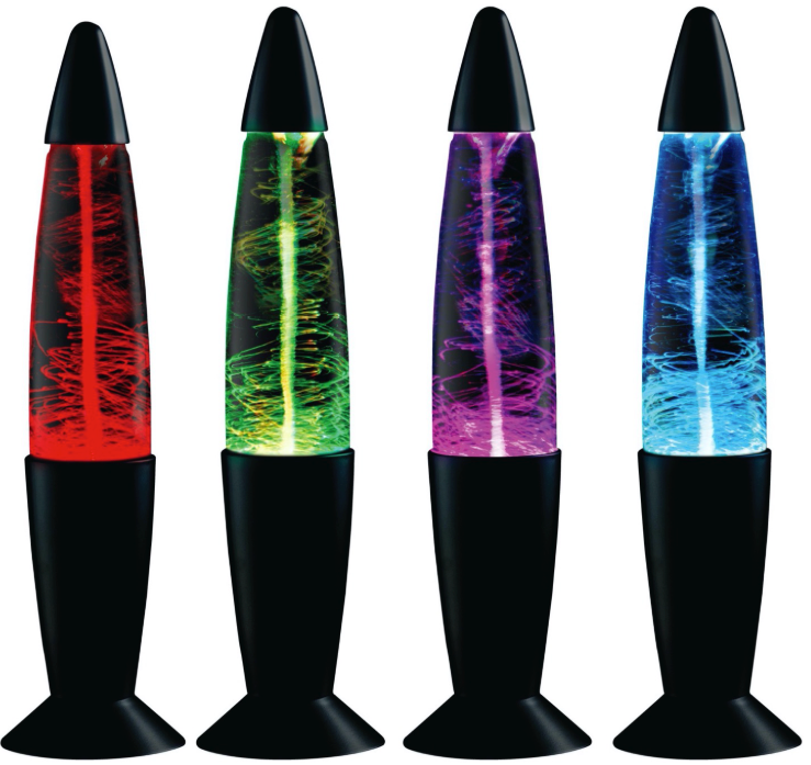 33CM LED TORNADO COLOUR CHANGE LAMP 2 ASST