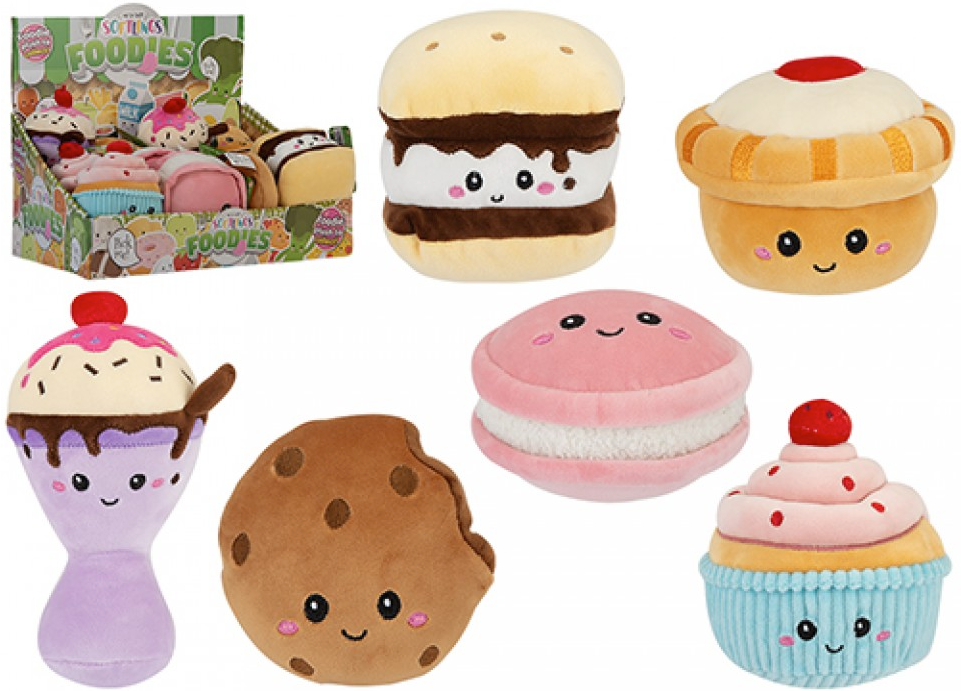SOFTLINGS FOODIES SWEET TREATS MIX B 16CM 6 ASSORTED