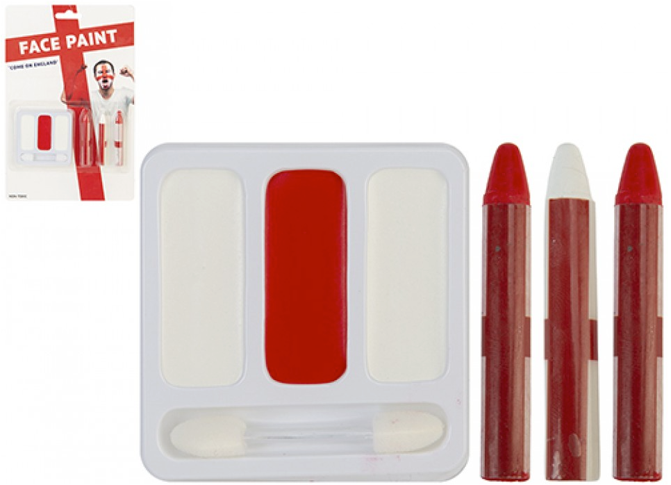 ENGLAND FACE PAINTS RED AND WHITE