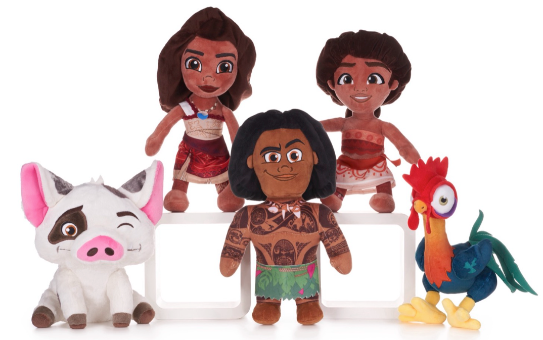 11"/28CM MOANA COLLECTION S/3 5 ASST