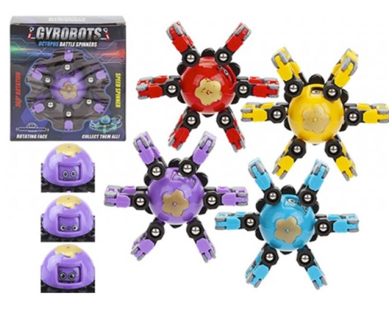Octopus Gyrobot 4 Assorted Colours