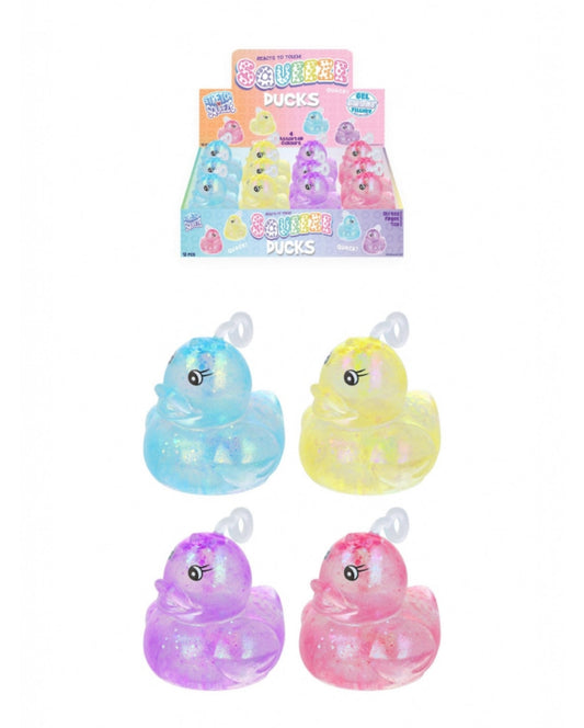 DUCK SQUEEZE TOY WITH SUGAR MALTOSE