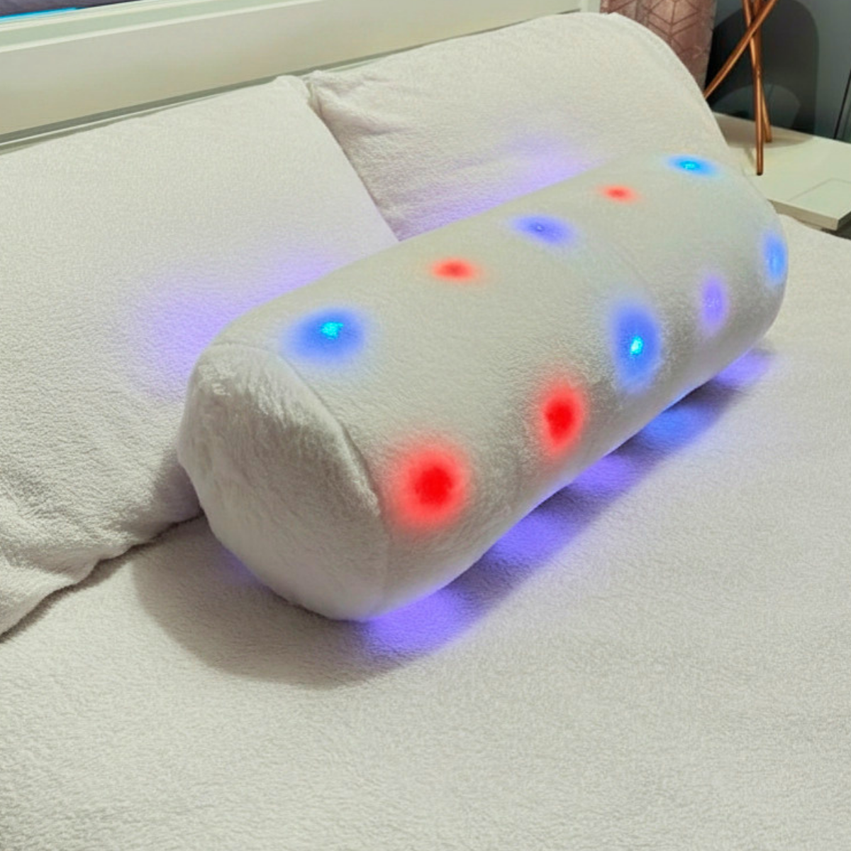 LED Bolster Cushion – White
