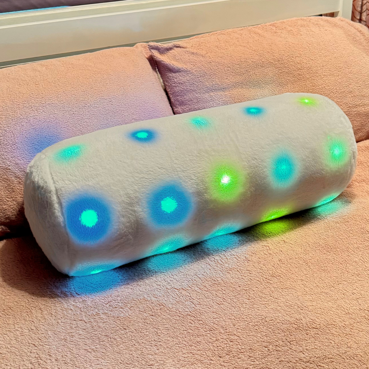 LED Bolster Cushion – White
