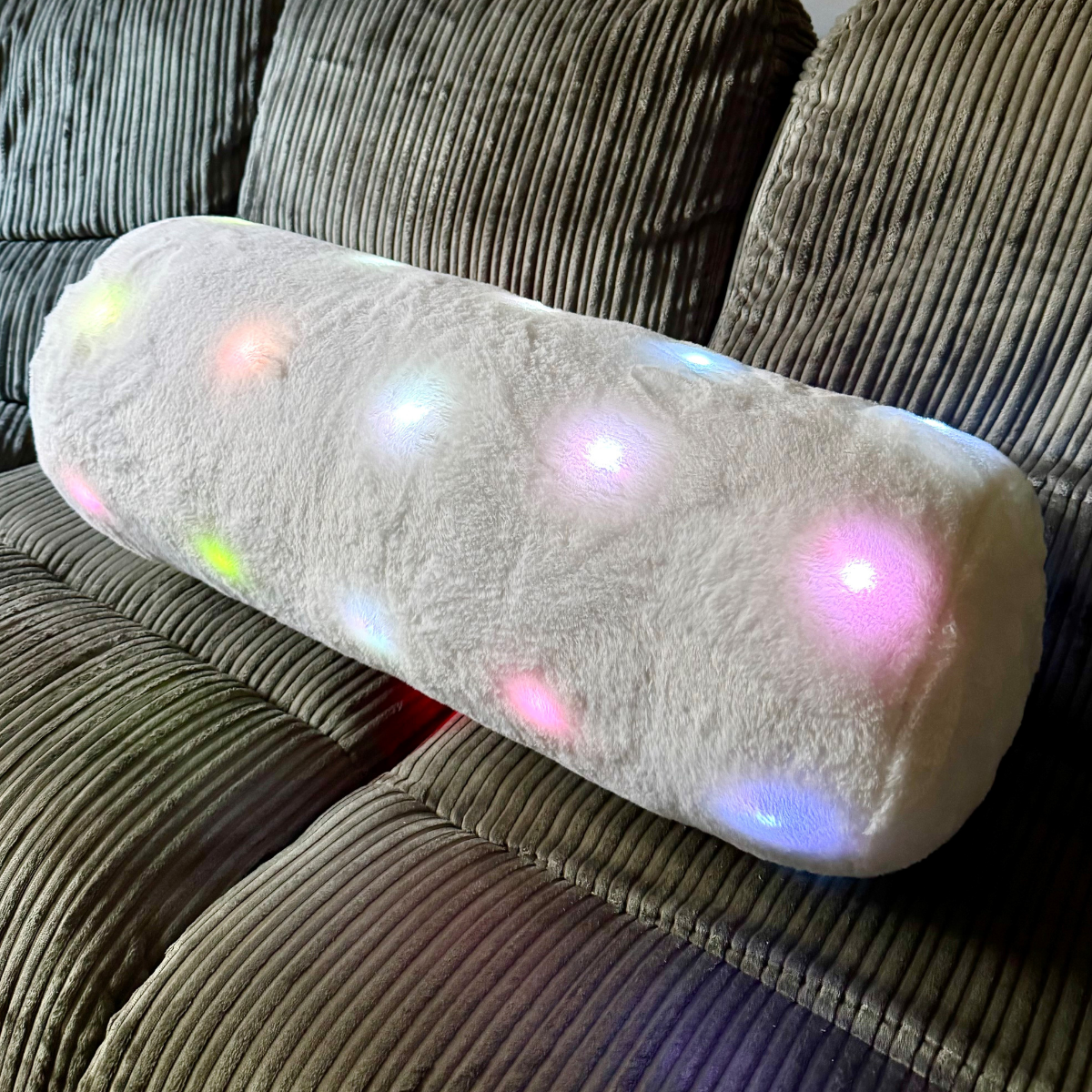 LED Bolster Cushion – White