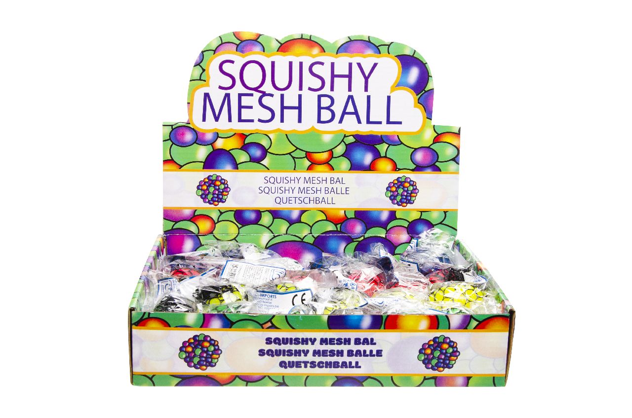 SQUEEZE MESH BALL 45MM, FULL COLOR