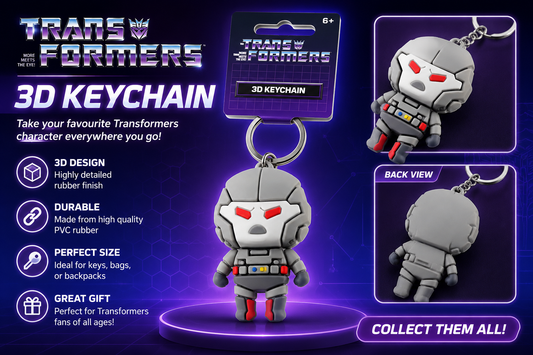 Transformers Soft PVC 3D Keychain
