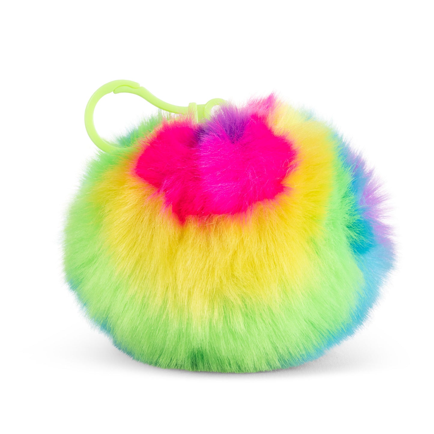 Rainbow Fluff Clip & Cuddle Plush Keyrings