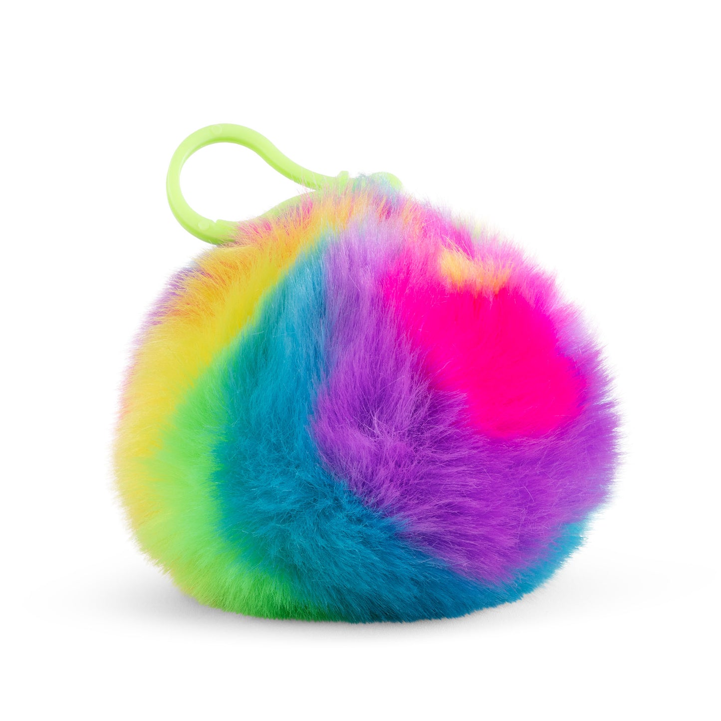 Rainbow Fluff Clip & Cuddle Plush Keyrings