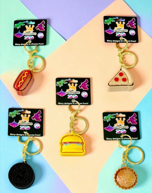 3D Click Pocket Snack Pop Keychain