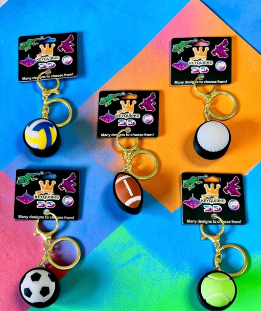 3D Click Ball Pop Keychain