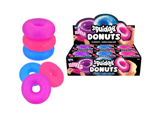 Squidgy Donuts (3 Colours) In Colour Box & Dbx
