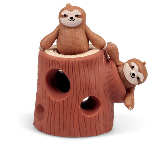 STRETCHY SLOTH AND STUMP